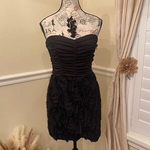Jump Elegant Black Strapless Dress
